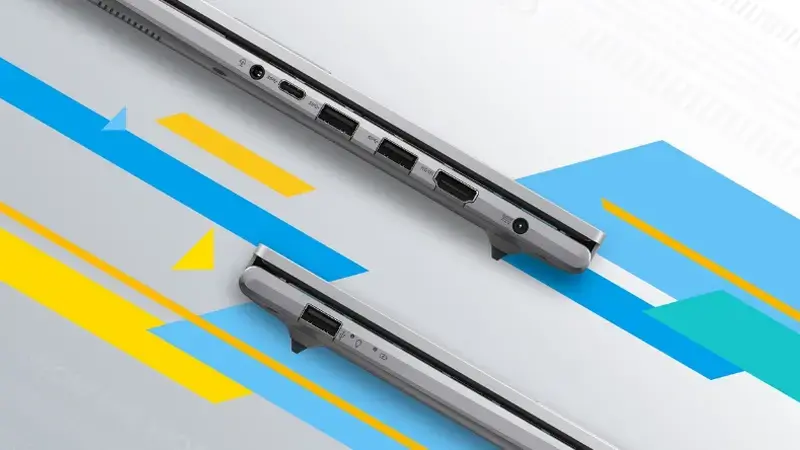 پورت های لپ تاپ ایسوس مدل R1504VA-NJ012