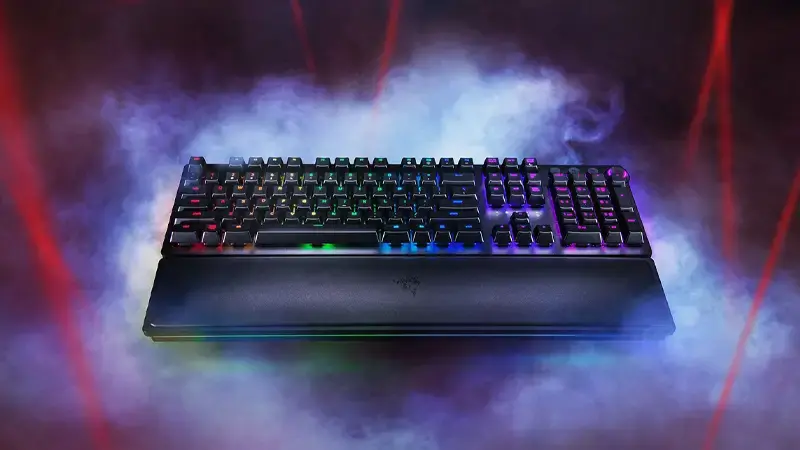 طراحی کیبورد گیمینگ مدل Razer Huntsman Elite