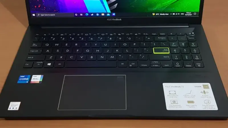 صفحه کلید لپ تاپ ایسوس مدل K513EQ