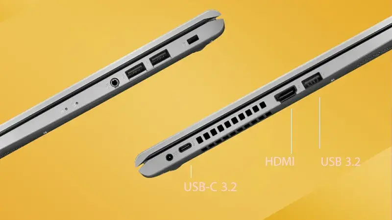 پورت های لپ تاپ ایسوس مدل X1500EP-EJ748