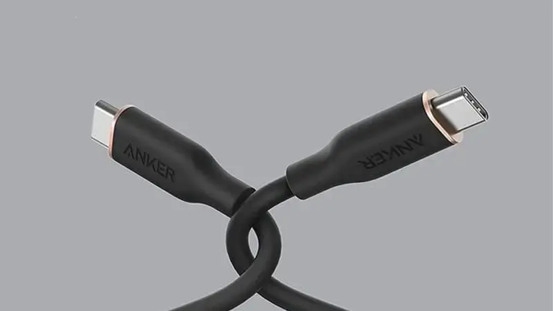 کابل شارژ انکر مدل PowerLine III Flow USB-C to USB-C