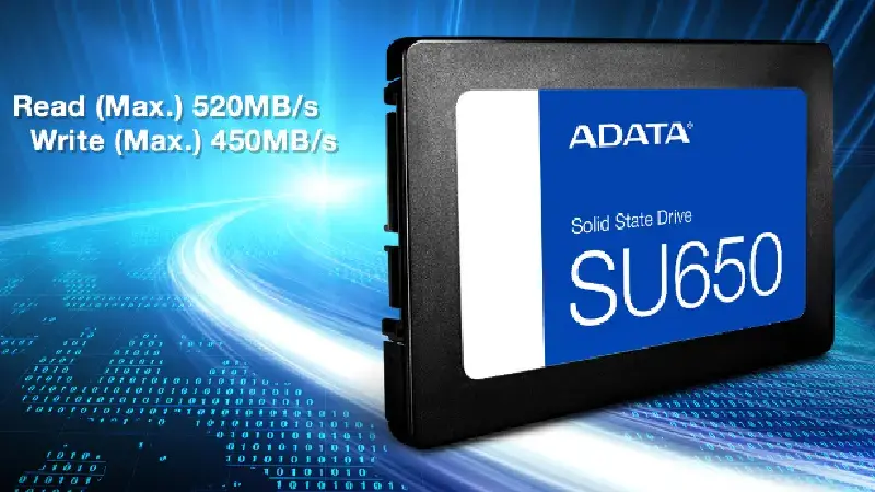 سرعت خواندن و نوشتن هارد اینترنال SSD Sata3 SU650