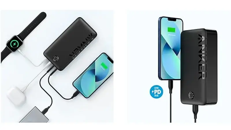 شارژ انواع دستگاه ها با پاوربانک انکر مدل PowerCore 437 A1379
