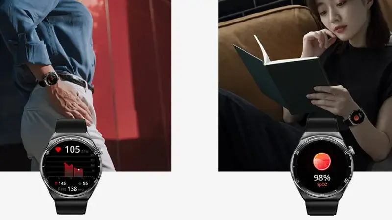 سنسورهای ساعت شیائومیQCY Watch GT2 WA23S