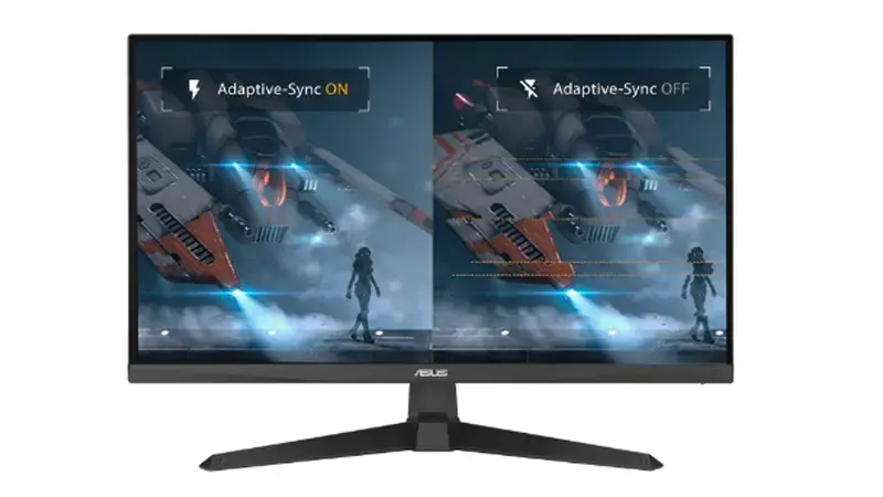 صفحه نمتایش adaptive-sync روشن و خاموش