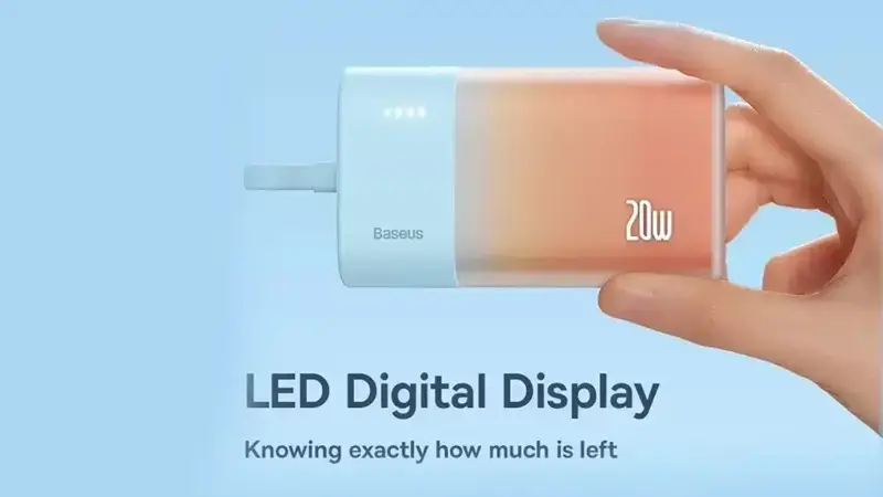 پاوربانک باسئوس Baseus Popsicle IP Edition با توان 20 وات