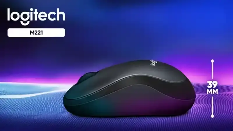طراحی موس بیسیم لاجیتک مدل Logitech Wireless M221