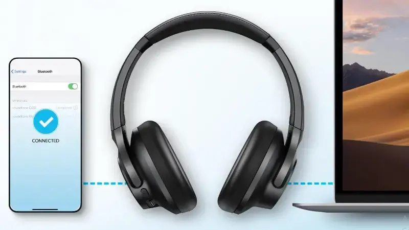 اتصال هدفون بلوتوثی انکر مدل Q11i