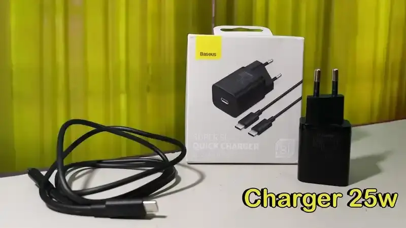 شارژر دیواری باسئوس baseus super si quick charger 25W