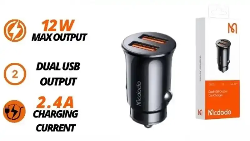 شارژر فندکی Mcdodo CC-660 Dual USB Car Charger