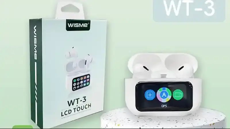هندزفری هوشمند بلوتوثی مانیتور دار ویسمی مدل WISME WT-3