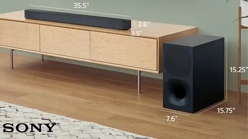 طراحی و ظاهر ساندبار HT-S400 سونی