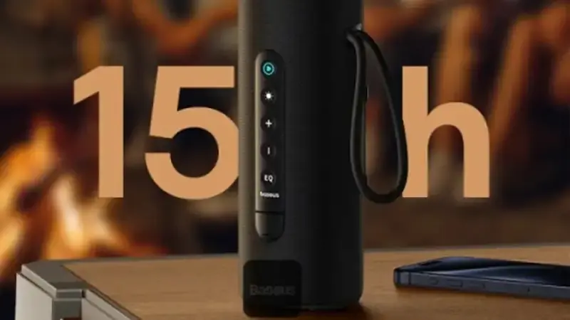 اسپیکر بلوتوثی قابل حمل باسئوس مدل AeQur VO20