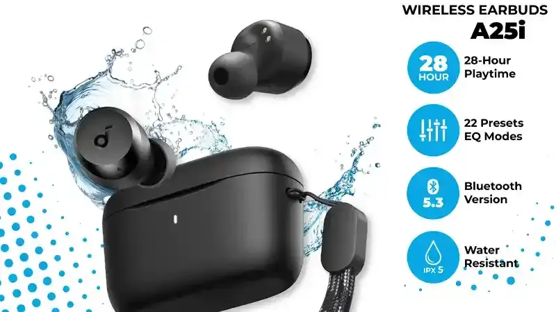 مشخصات هدفون بی سیم انکر مدل Soundcore A25i