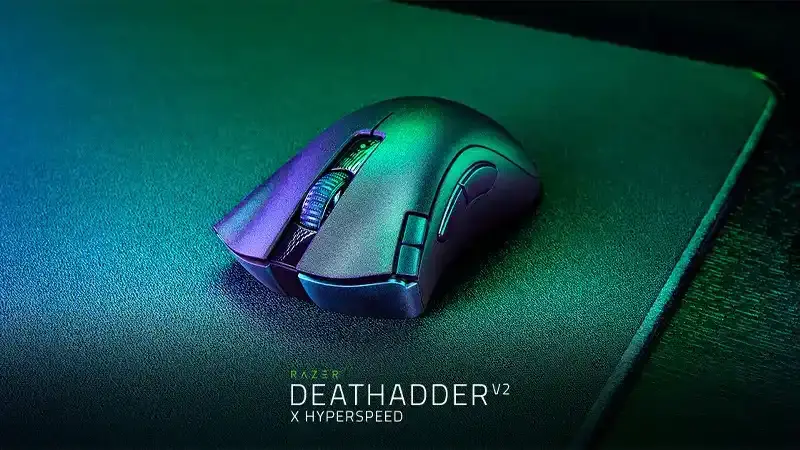 طراحی ماوس DeathAdder V2 X Hyperspeed ریزر