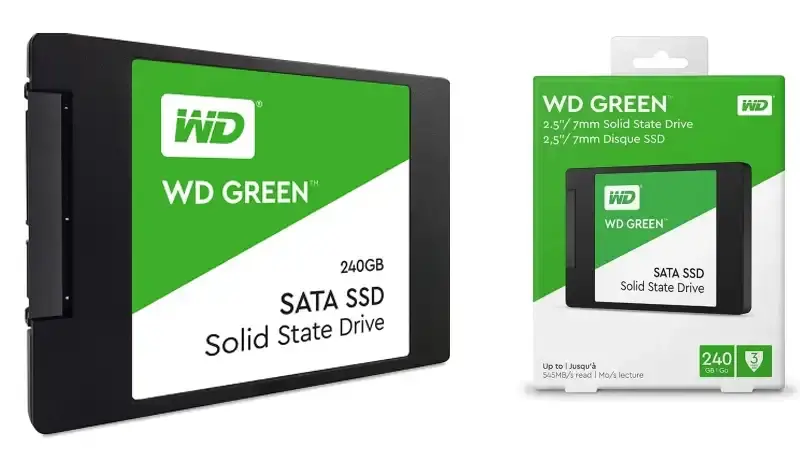 ویژگی های هارد اینترنال وسترن مدل WD Green SATA SSD