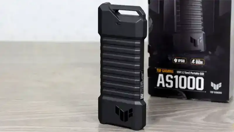 هارد SSD اکسترنال ایسوس مدل TUF Gaming AS1000 Plus ظرفیت 1 ترابایت