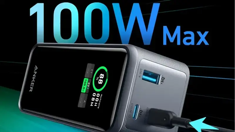 مشخصات پاوربانک انکر مدل Anker Prime -A1336 با ظرفیت 20000 میلی‌آمپر ساعت