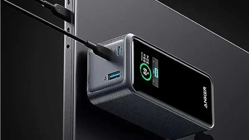 پاوربانک انکر مدل Anker Prime -A1336 با ظرفیت 20000 میلی‌آمپر ساعت