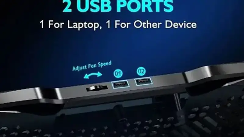پایه خنک کننده لپ تاپ کول کلد مدل F2 PLUS 5FAN