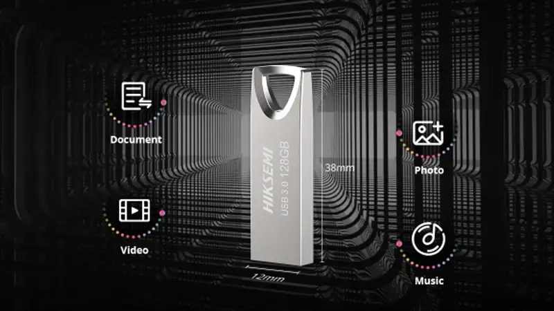 ابعاد فلش مموری هایک سمی USB-M200 USB 3.0