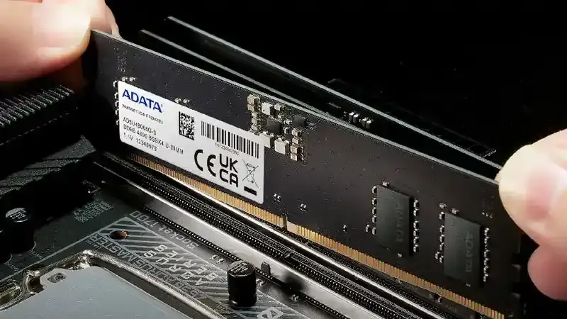 رم دسکتاپ ای دیتا مدل DDR5 4800MHz S U-DIMM ظرفیت 16 گیگابایت