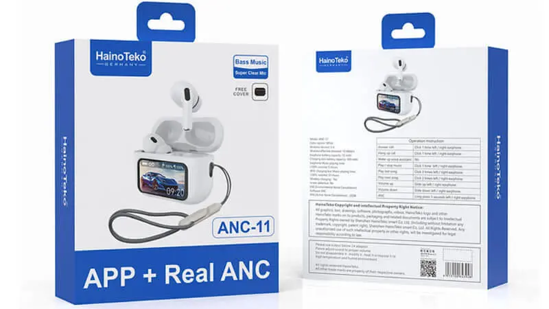 طراحی هندزفری بلوتوثی هاینو تکو مدل Teko ANC-11