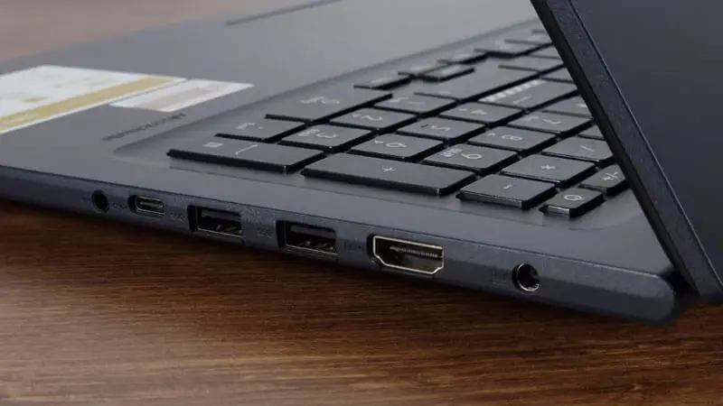 پورت های لپ تاپ ایسوس X1704VA-AU245