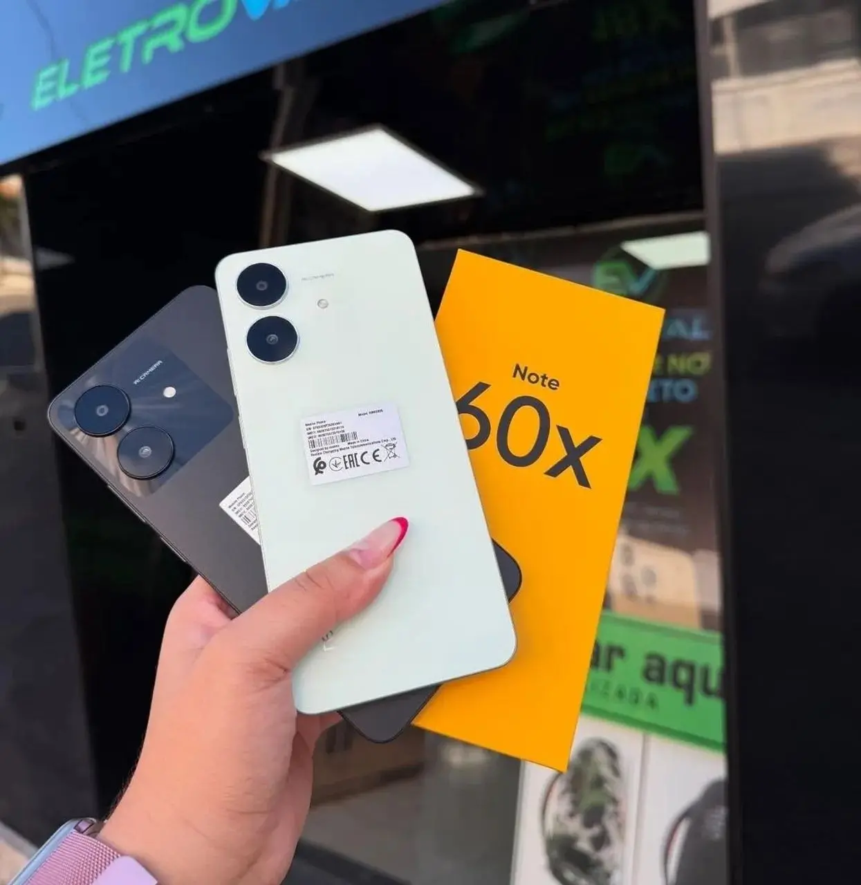 ابعاد گوشی ریلمی Note 60x