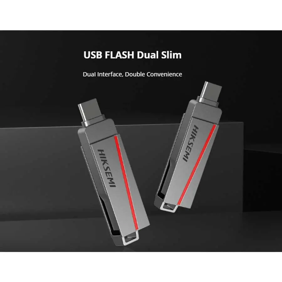 فلش مموری هایک سمی مدل Dual Slim-E307C