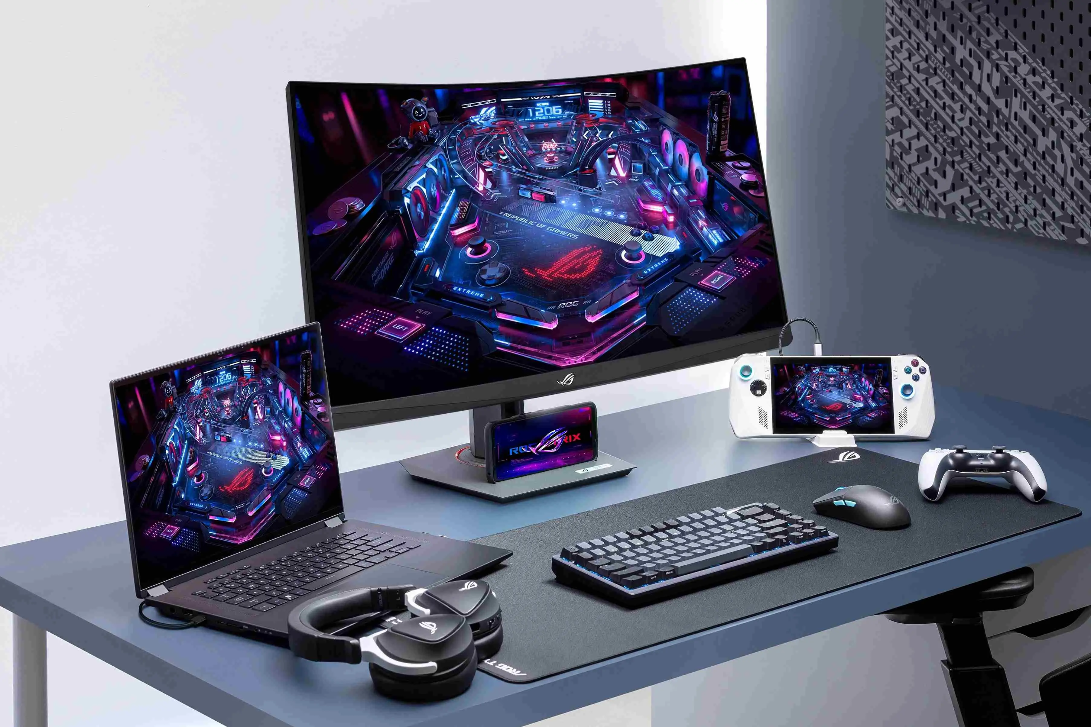 طراحی مانیتور ROG Strix XG32WCMS