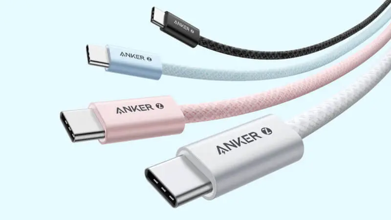 نقد و بررسی کابل شارژ USB-C to USB-C انکر مدل Zolo A8060 طول 180 سانتی متر توان 240 وات