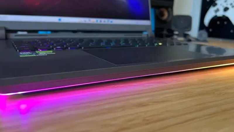 نور پردازی لپ‌تاپ ایسوس مدل ROG Strix G16 G615LR-RV141