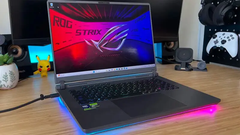 طراحی پنل پشت لپ‌تاپ ایسوس مدل ROG Strix G16 G615LR-RV141