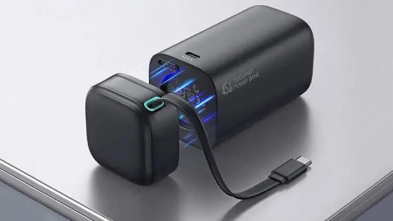 پاوربانک یوسمز مدل CD216 ظرفیت 18000 میلی آمپر ساعت