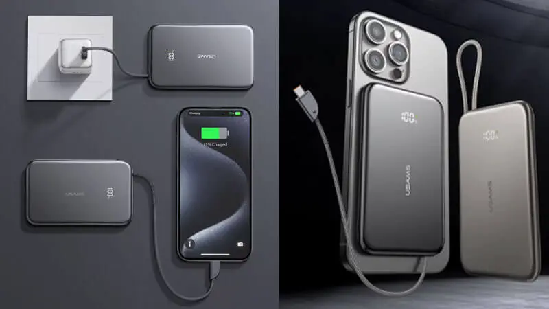 عملکرد پاوربانک مگنتی یوسمز مدل US-CD227