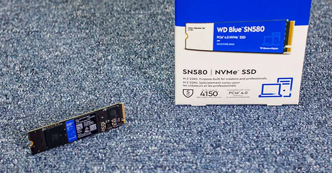WD Blue SN580 NVMe