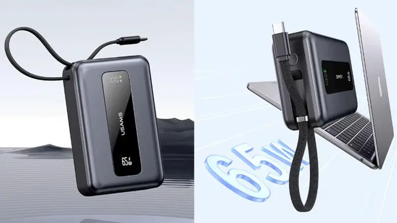 نقد و بررسی پاوربانک یوسمز مدل US-CD243 ظرفیت 20000 میلیآمپر ساعت با توان 65 وات