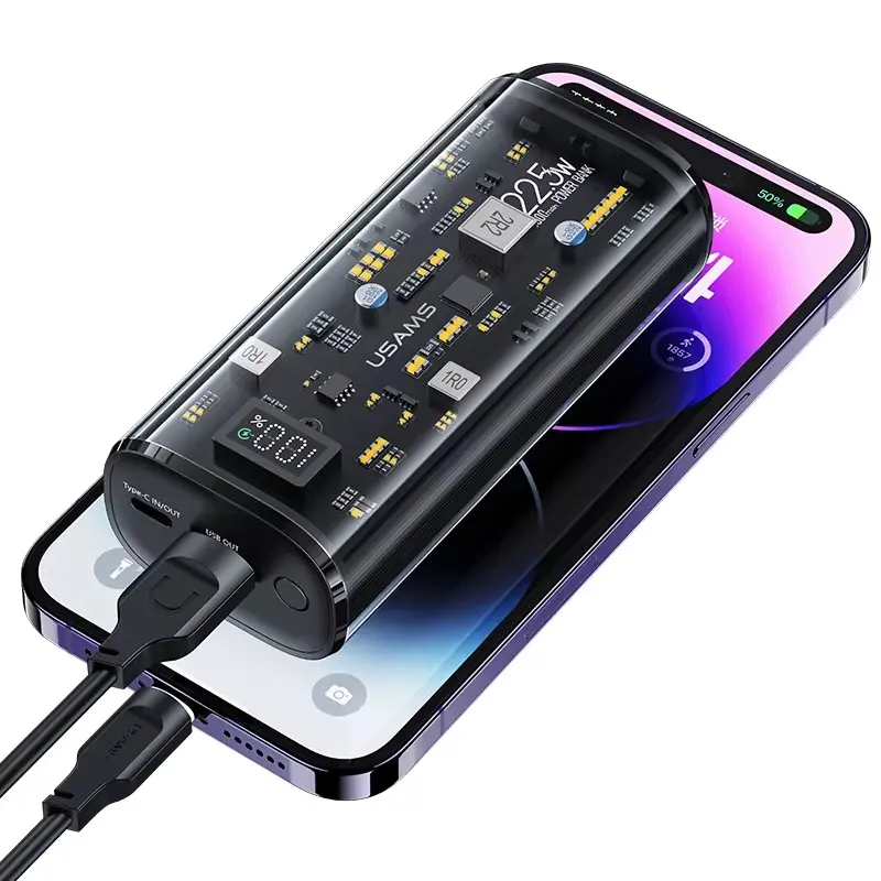 ظرفیت باتری و عملکرد پاوربانک USAMS US-CD189