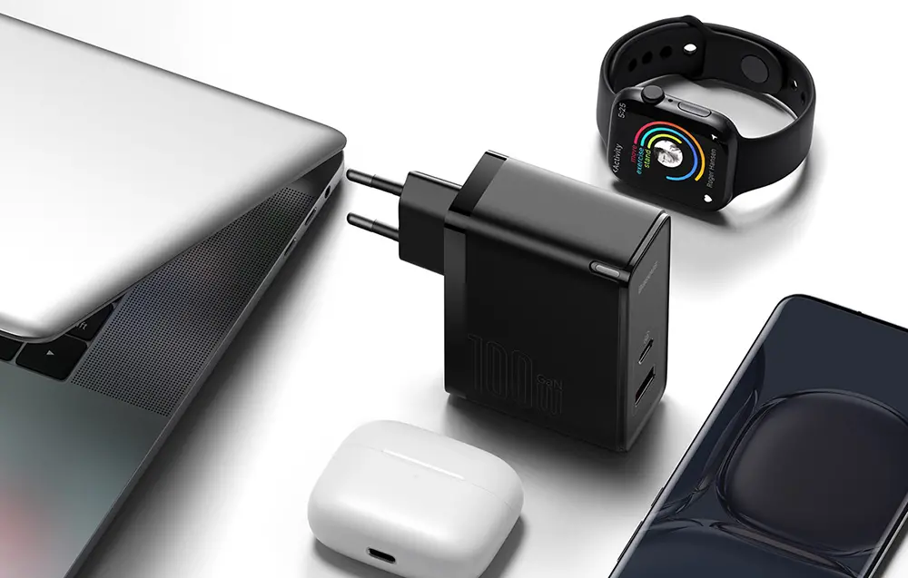 ایمنی و فناوری GaN در شارژر باسئوس