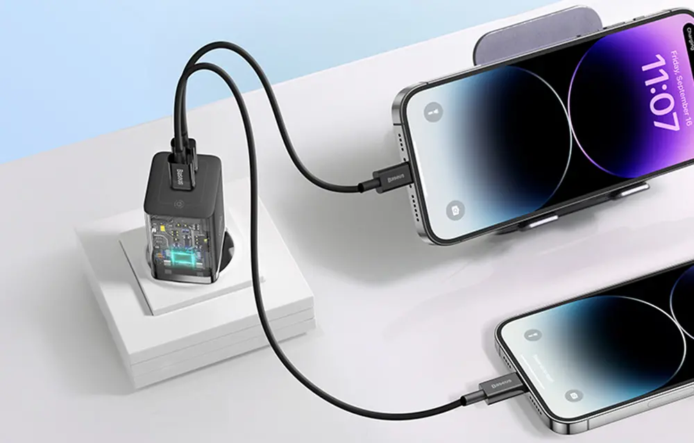 فناوری GaN و BCT در شارژر باسئوس GaN5 Pro