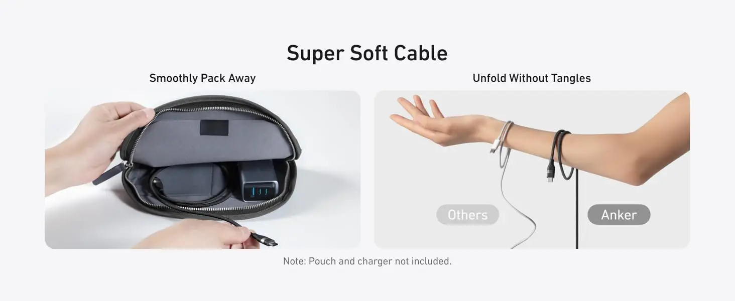 نگهداری کابل USB-C انکر A82E2