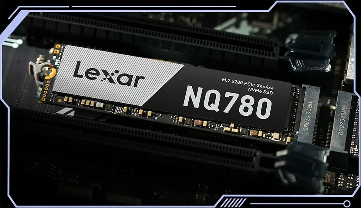 نصب هارد لکسار NQ780 روی مادربرد