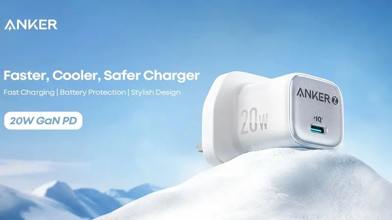 نمایی جذاب از شارژر دیواری انکر Anker A2699 با توان 20 وات
