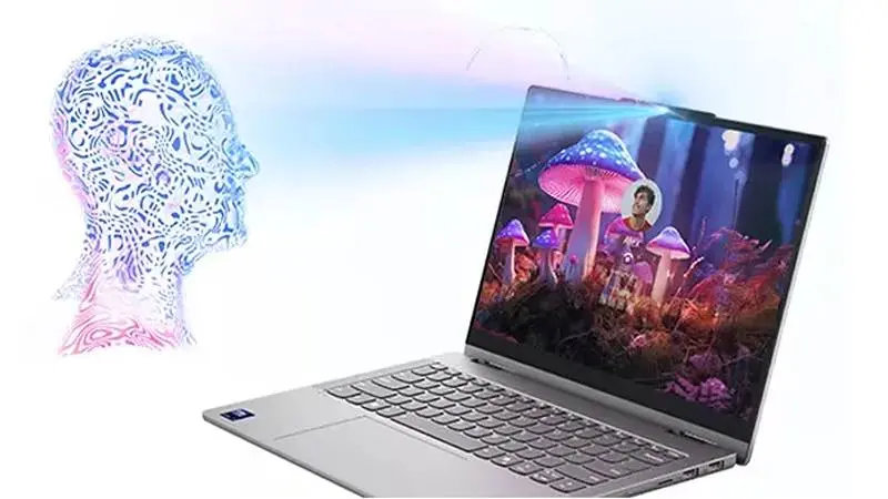 پردازش تصویر چهره در لپ تاپ Ideapad 5 14IAL10