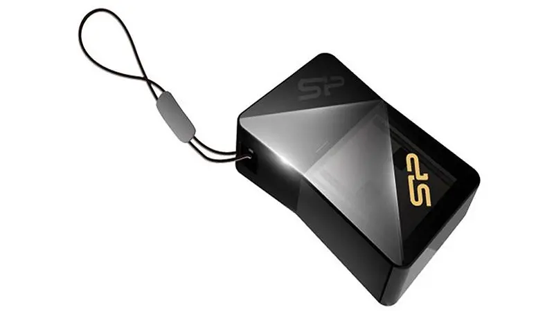 طراحی فلش مموری سیلیکون پاور Jewel J08 همراه بند