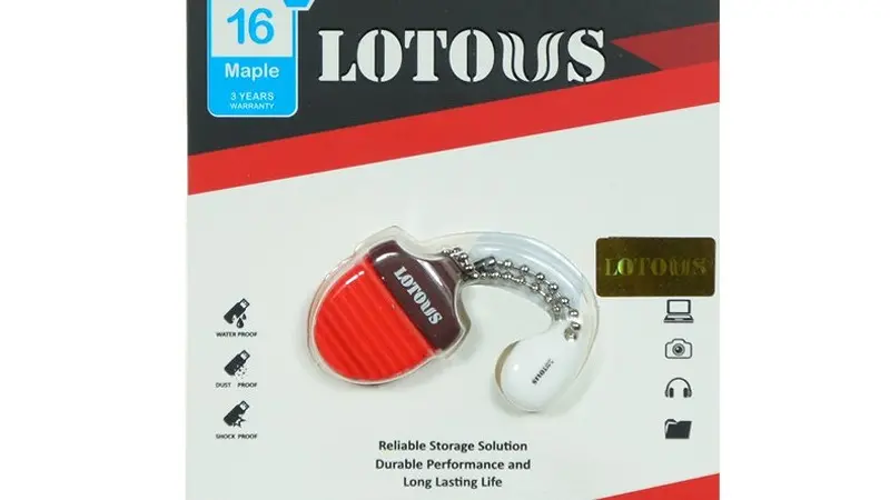 بسته بندی فلش مموری لوتوس Maple