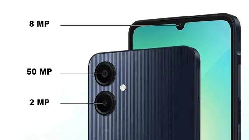 انواع دوربین های گوشی Galaxy A06 5G سامسونگ