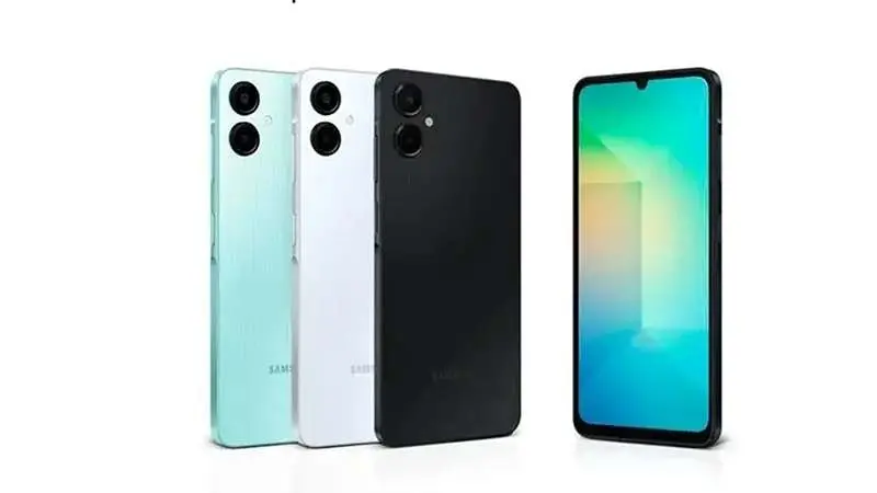 انواع رنگبندی و طراحی گوشی Galaxy A06 5G سامسونگ