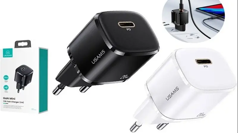 بسته بندی شارژر دیواری یوسمز US-CC124